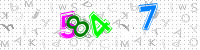 Blue Captcha Image